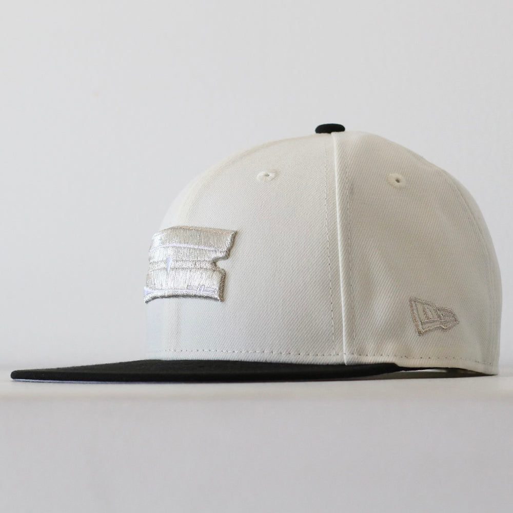 Beignet Boys Chef B Pinstripe 5950 Fitted Hat White / 7 7/8