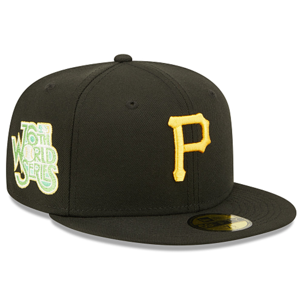 Pittsburgh Pirates GROOVY Black Fitted Hat by New Era