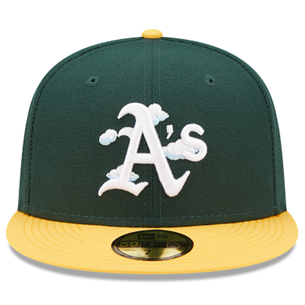 Oakland Athletics Sidesplit 59FIFTY Fitted Hat in Green 7 1/4 / Green