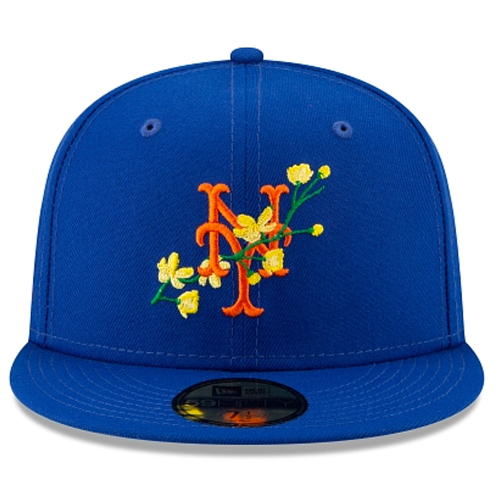 59FIFTY LOS ANGELES DODGERS SIDE PATCH BLOOM FITTED CAP BLUE