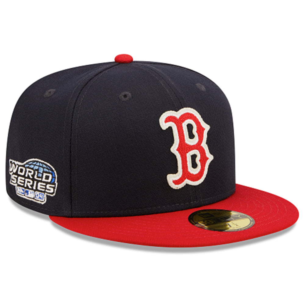 New Era 59FIFTY Boston Red Sox 1986 World Series Patch Hat - White, Black, Red White/Black/Red / 7 5/8