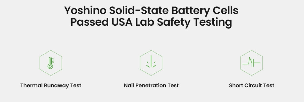 Yoshino Solid-State Battery Cells Passed USA Lab Safety Testing