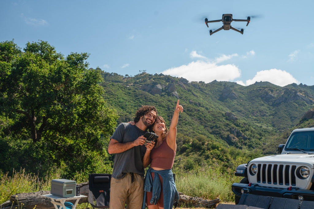 B2000 Outdoor Adventure Drone Scene