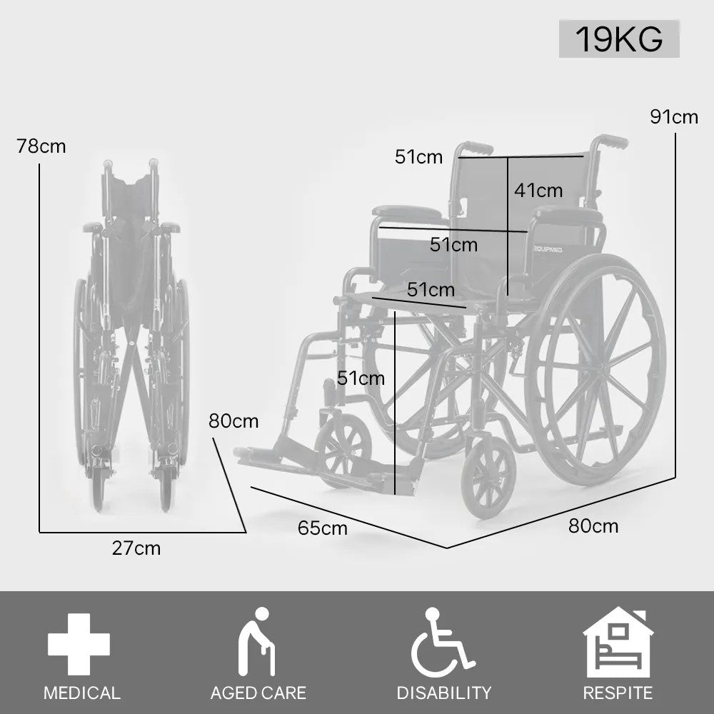 Comfortline Wheelchair Features