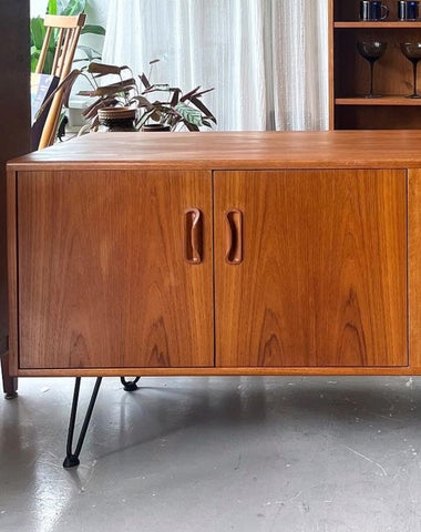 G Plan Sideboard with hairpin legs and plastic feet