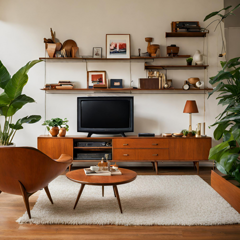 Mid Century Living Room