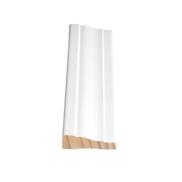 WM 356 84 in. x 2-1/4 in. x 11/16 in. Primed Finger-Jointed Pine Wood Casing Moulding