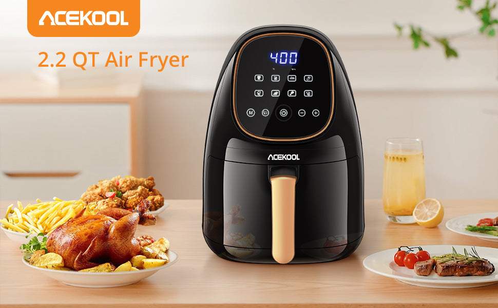 ACEKOOL Air Fryer FT4 8-in-1 2.2QT Digital Airfryer Oven