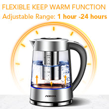 ACEKOOL Electric Kettle KB1 1.8L Glass Keep Warm Tea Kettle