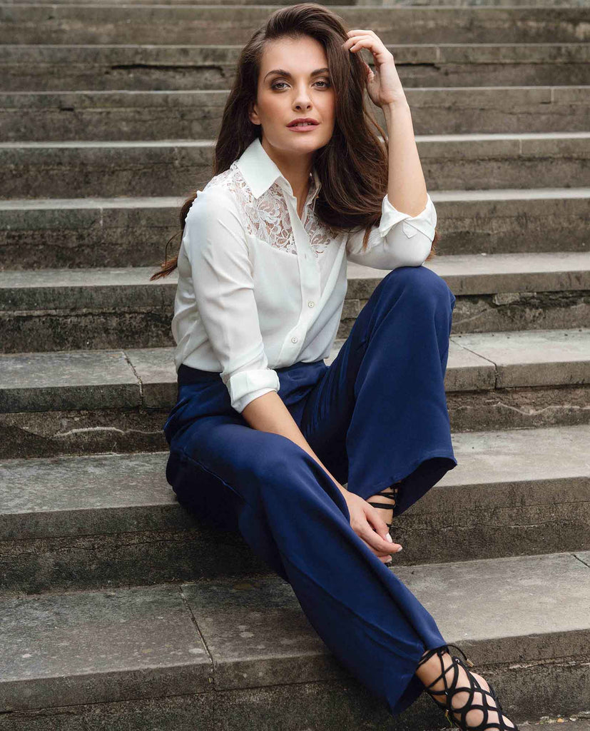 Classic Fit Silk Shirt