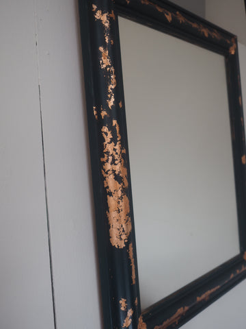 Teal and Copper Upcycled Mirror | Styled By Melissa creative studio