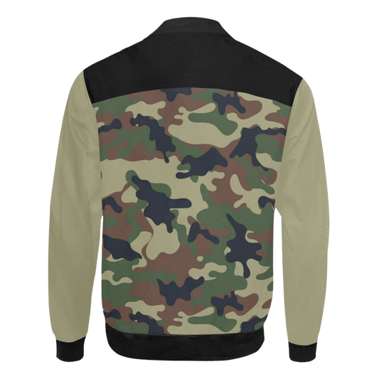 Camo HQ - Hexagonal Scales Green Camo Unisex Bomber Jacket S