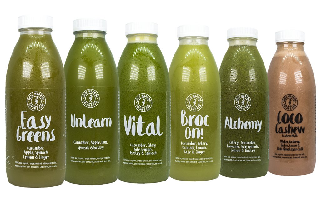 Green Juice Cleanse - Juice Warrior | Organic | Free UK Delivery