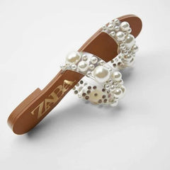 Brand Logo Soft Flat Slipper