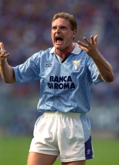 Cult Kits - Lazio 1991-93 home shirt Paul Gascoigne