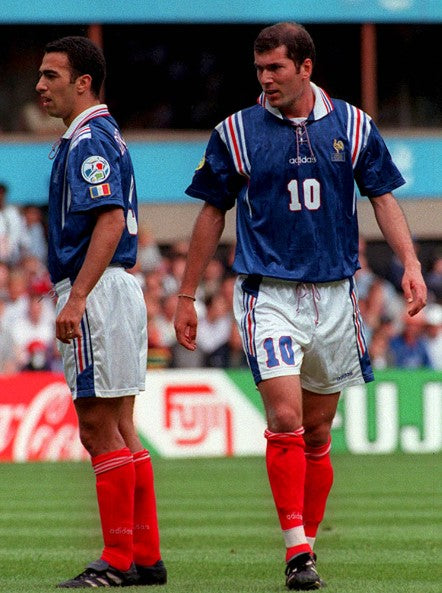 Cult Kits - Zidane France 1996 Home Shirt