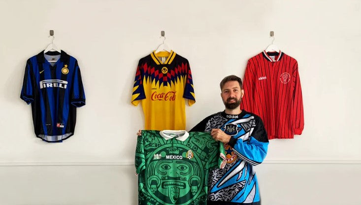 Cult Kits | Rob Top Five Football Shirts - Mexico 98, Club America, Huracan, Inter Milan and Newcastle GK