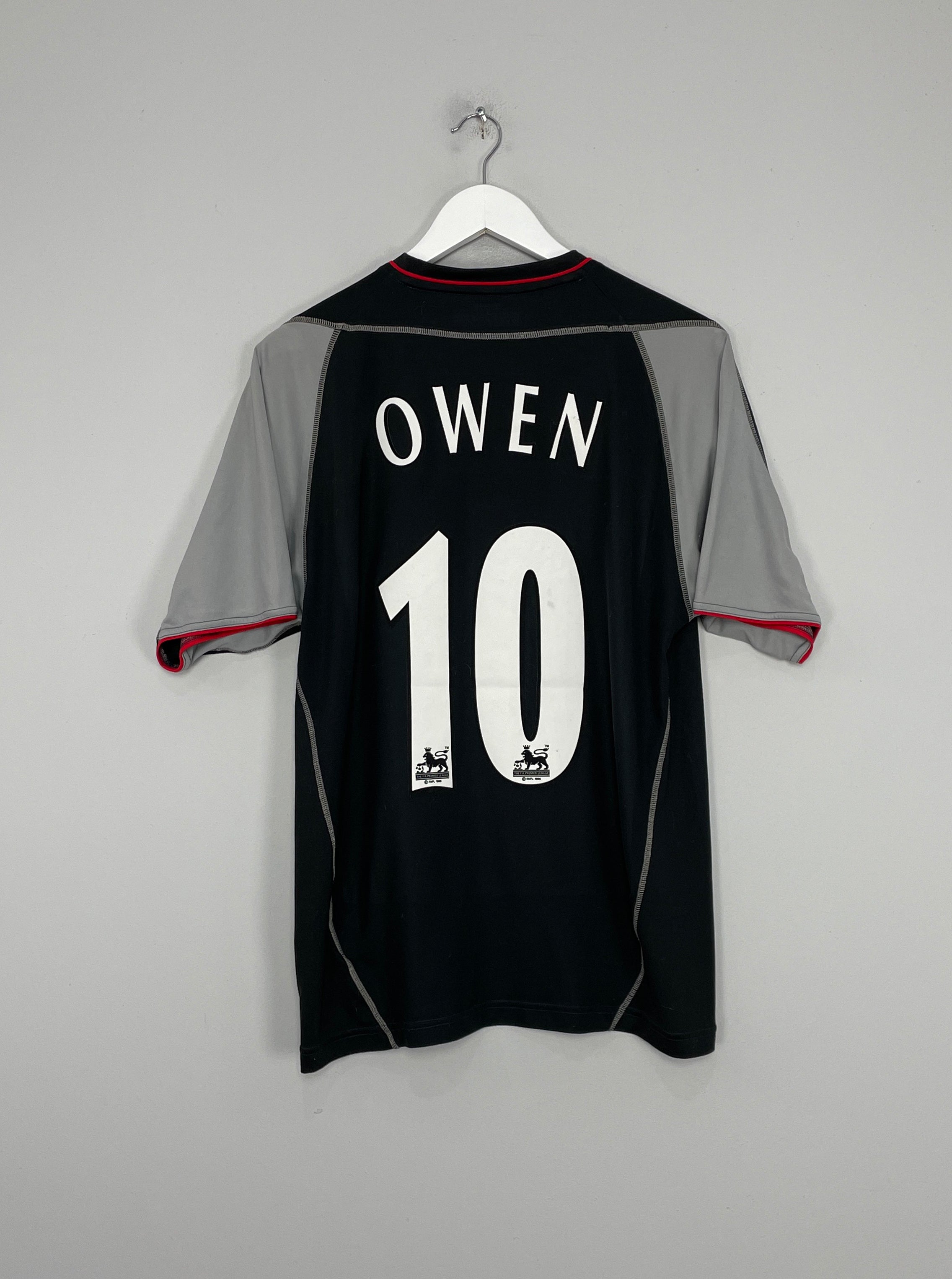 2002/04 LIVERPOOL OWEN #10 THIRD SHIRT (M) REEBOK