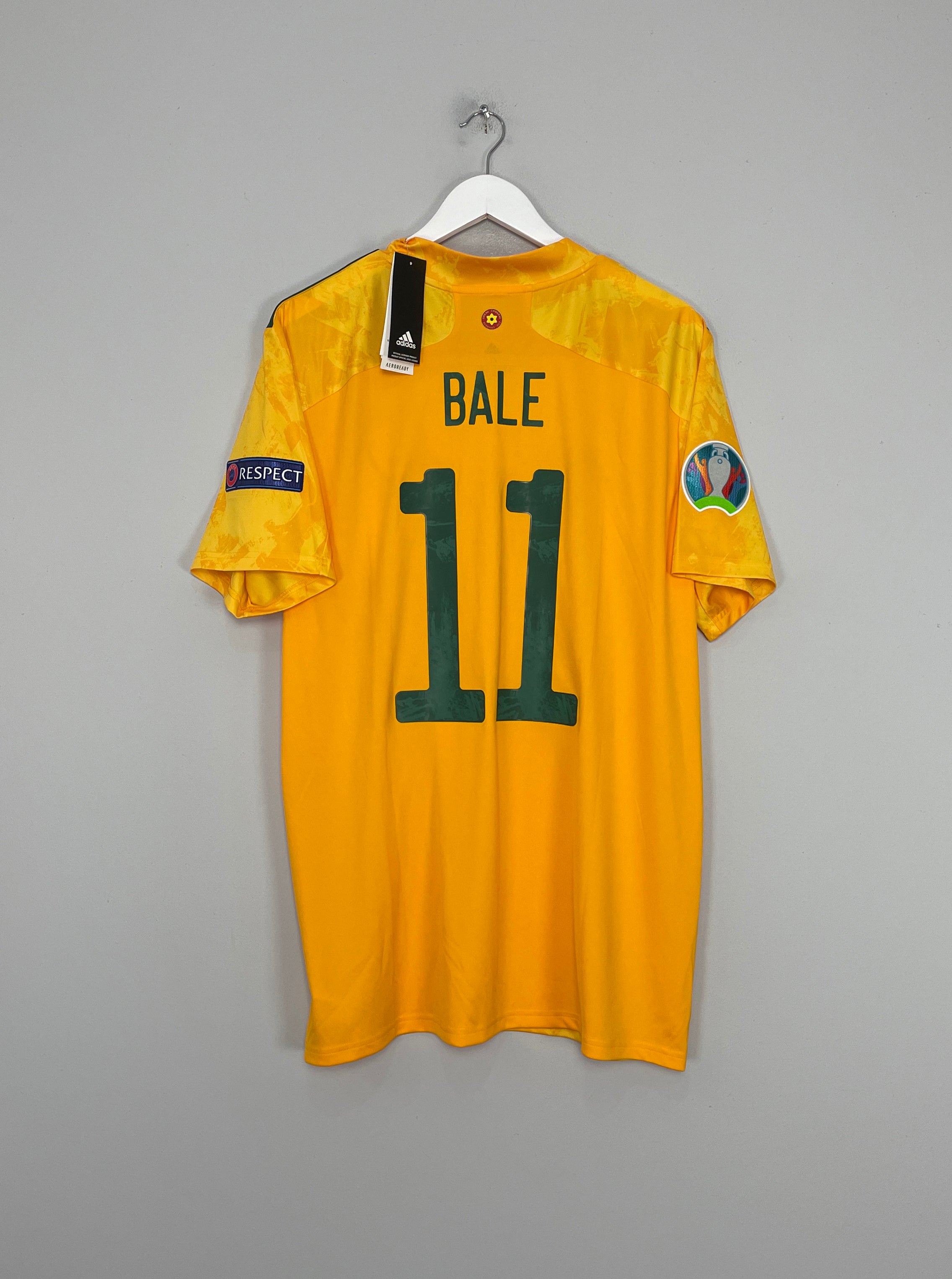 2020/21 WALES BALE #11 *BNWT* EURO AWAY SHIRT (XL) ADIDAS