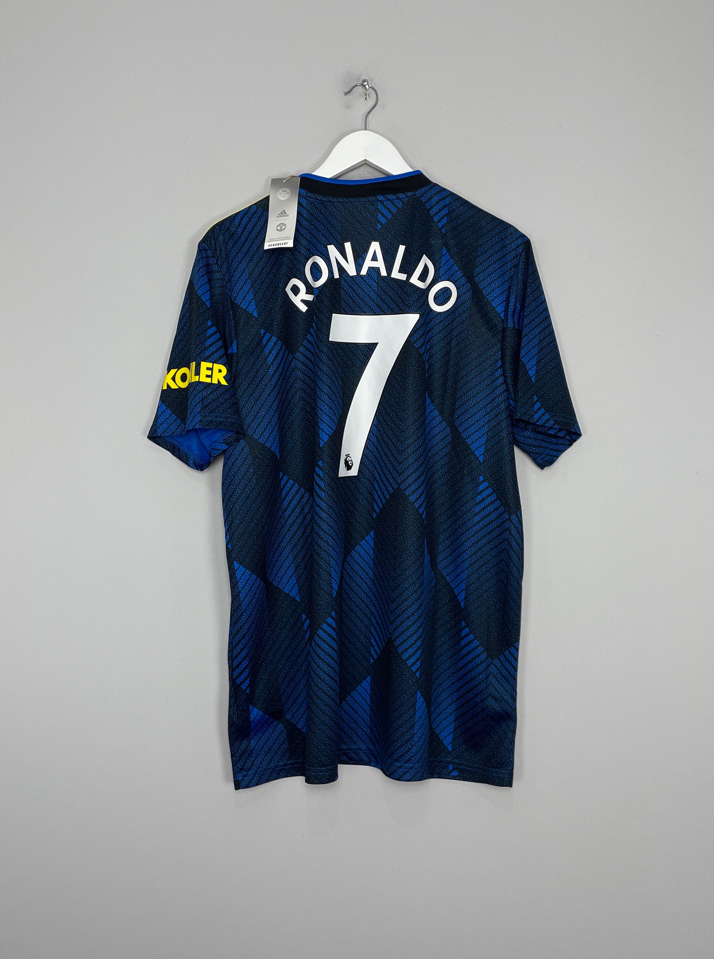 2021/22 MANCHESTER UNITED RONALDO #7 *BNWT* THIRD SHIRT (XL) ADIDAS