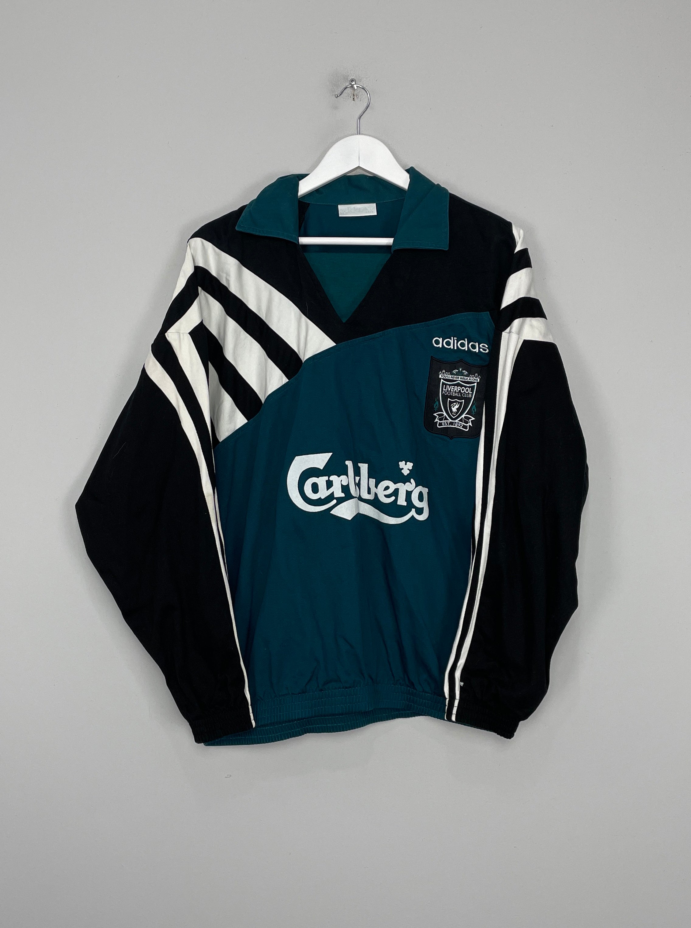 1993/95 LIVERPOOL DRILL TOP (M) ADIDAS