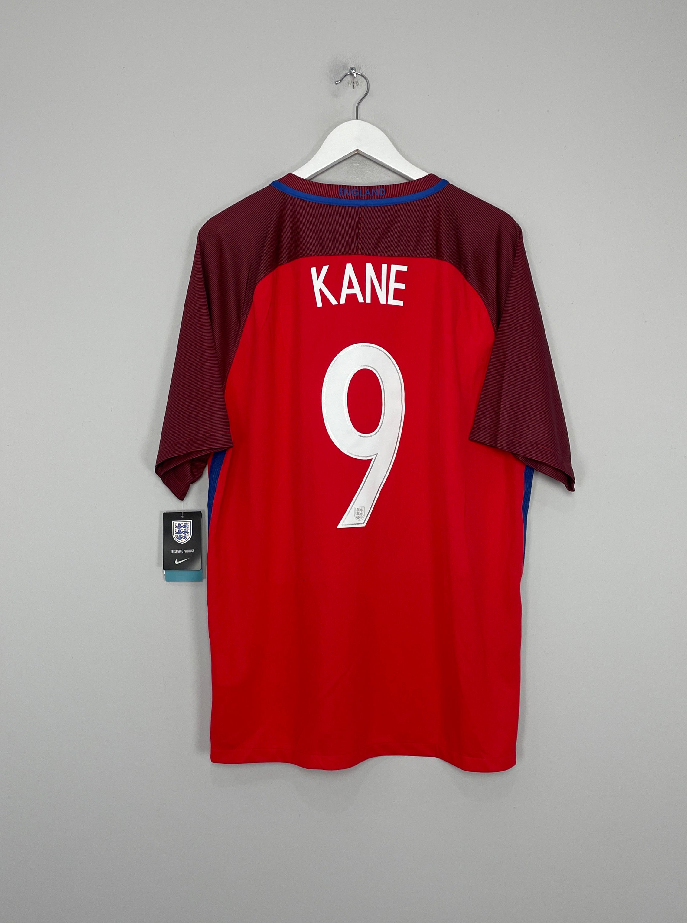 2016/17 ENGLAND KANE #9 *BNWT* AWAY SHIRT (XL) NIKE