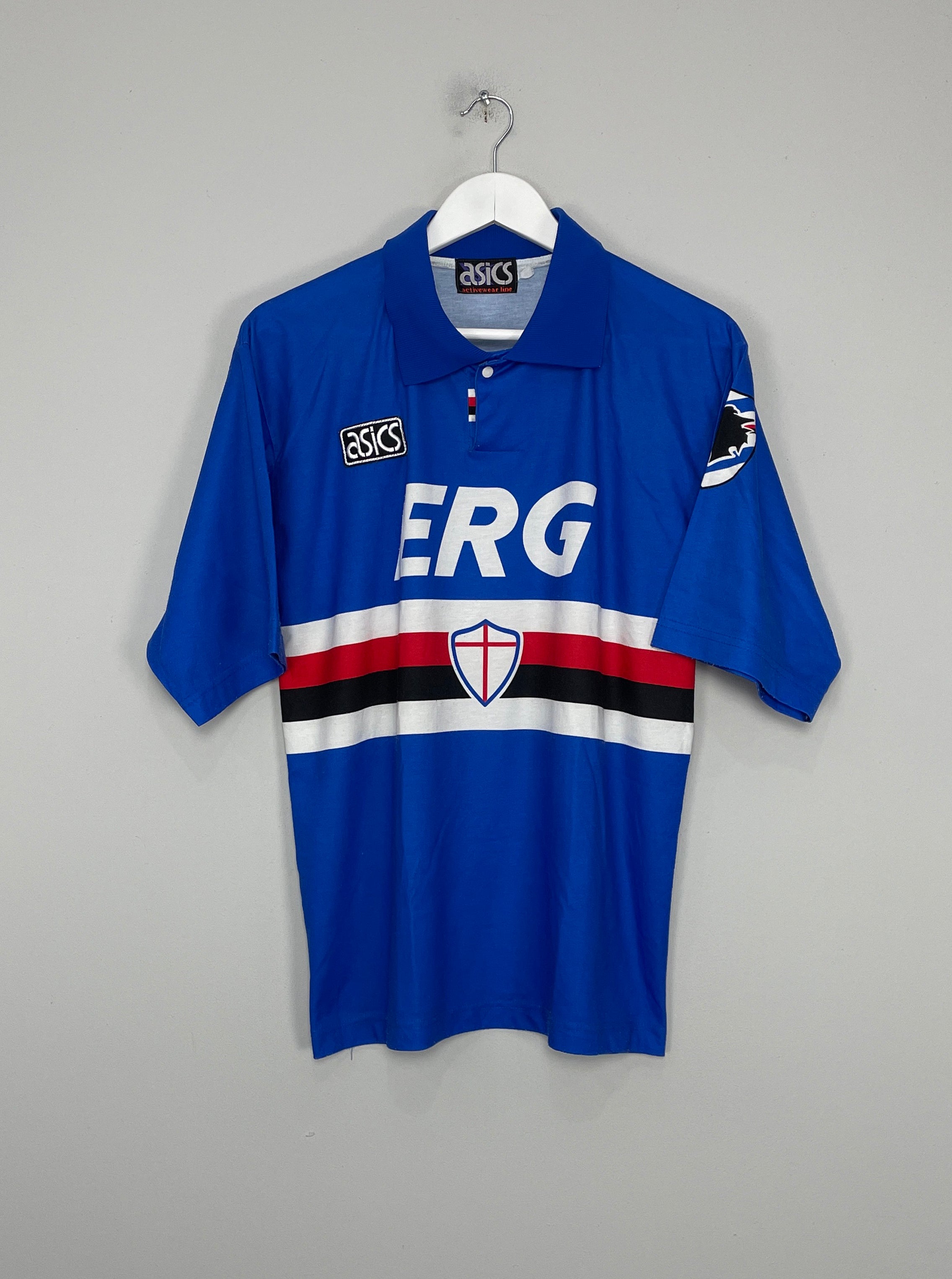 1992/94 SAMPDORIA HOME SHIRT (M) ASICS