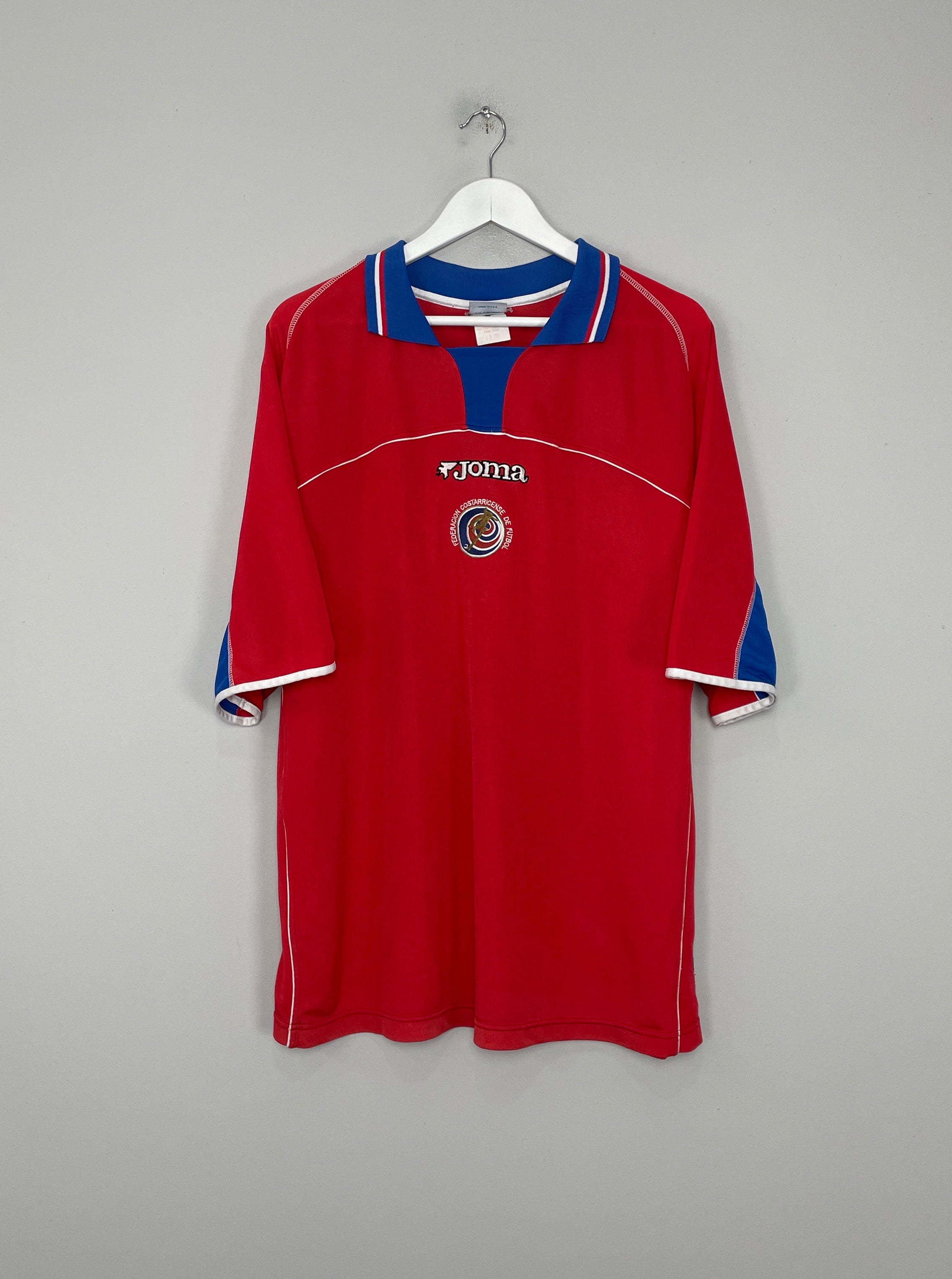 2002/04 COSTA RICA HOME SHIRT (XL) JOMA