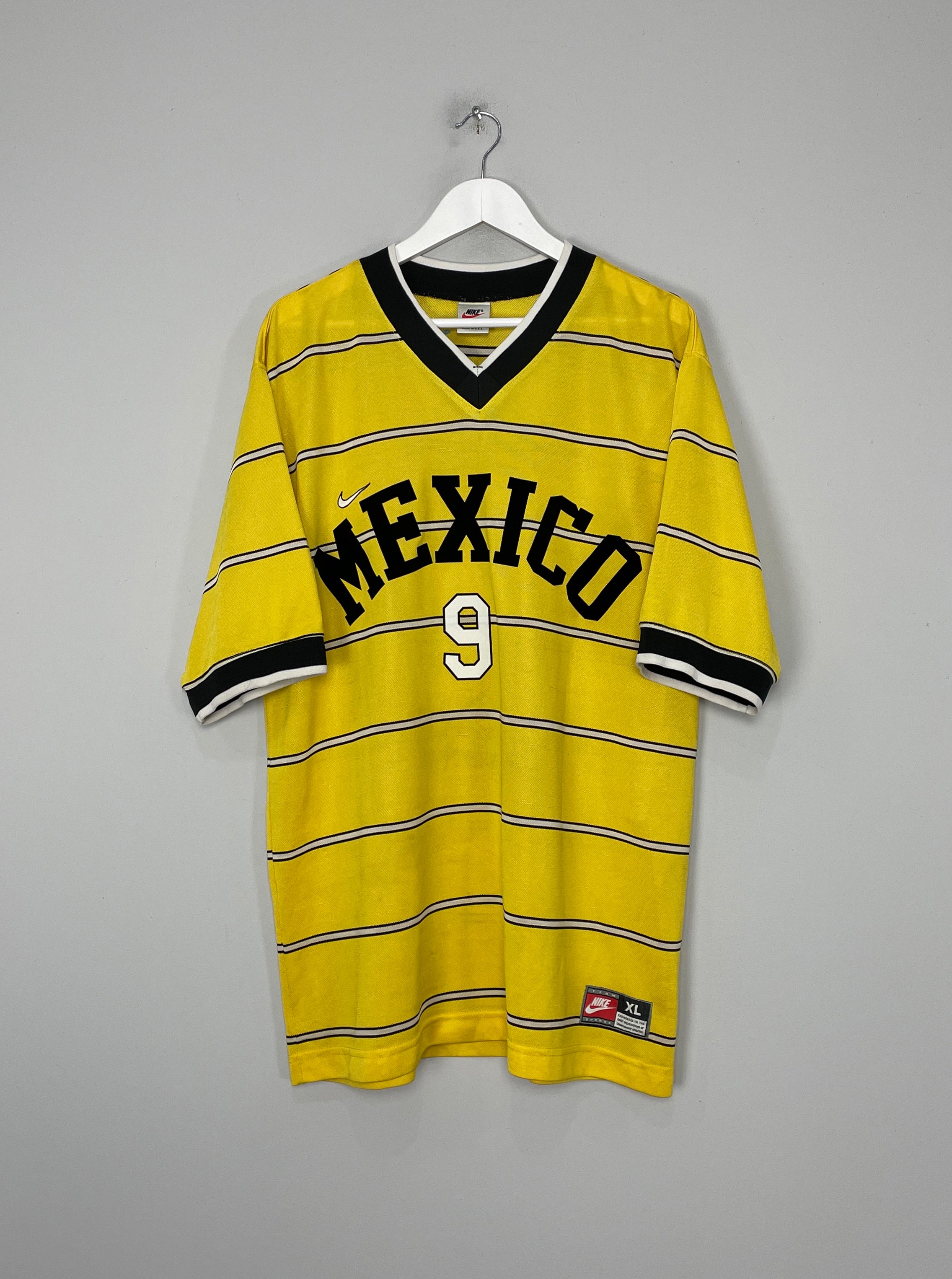 1999/00 MEXICO CAMPOS #9 GK SHIRT (XL) NIKE