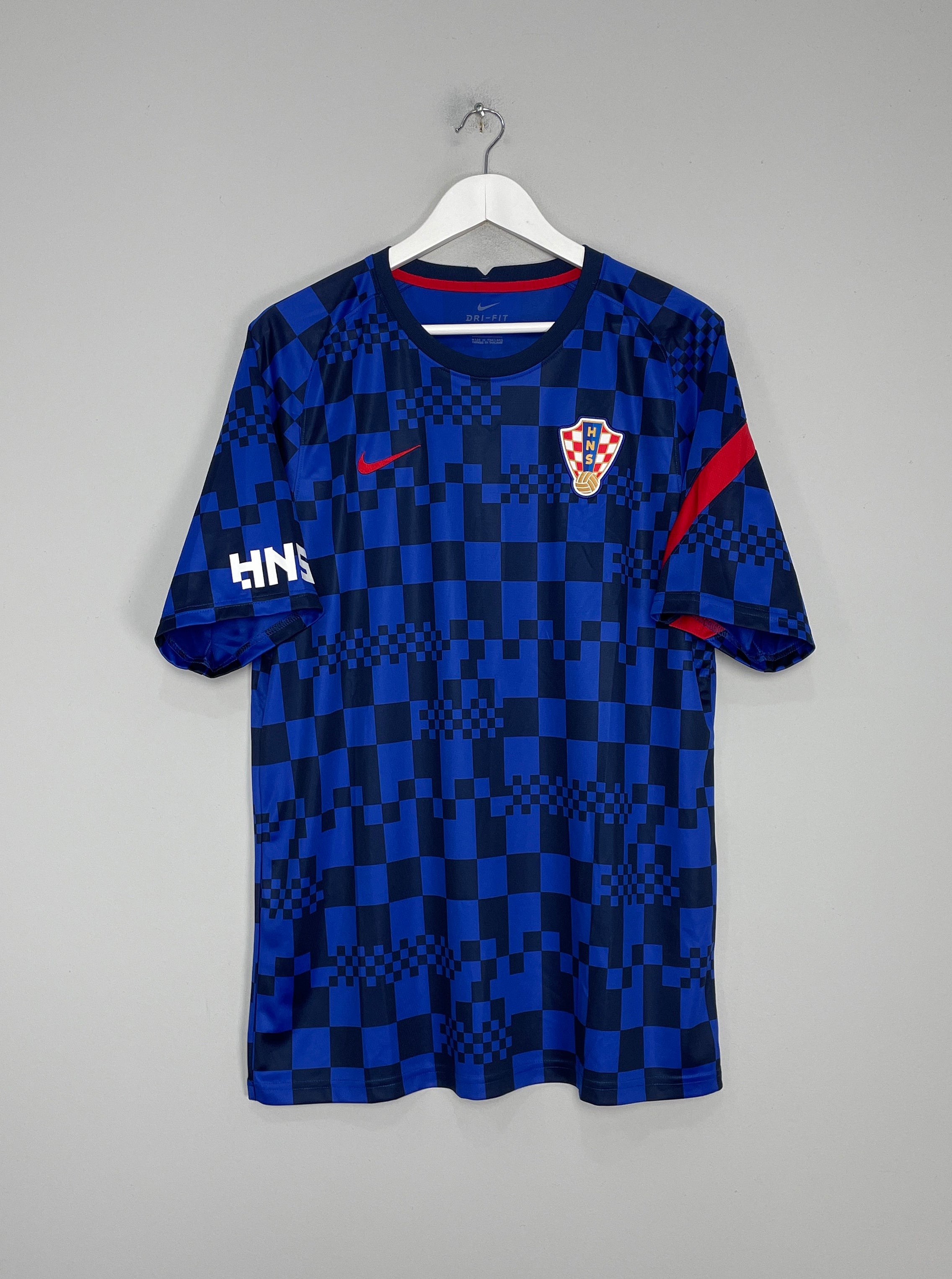 2020 CROATIA PRE-MATCH TRAINING SHIRT (XL) NIKE