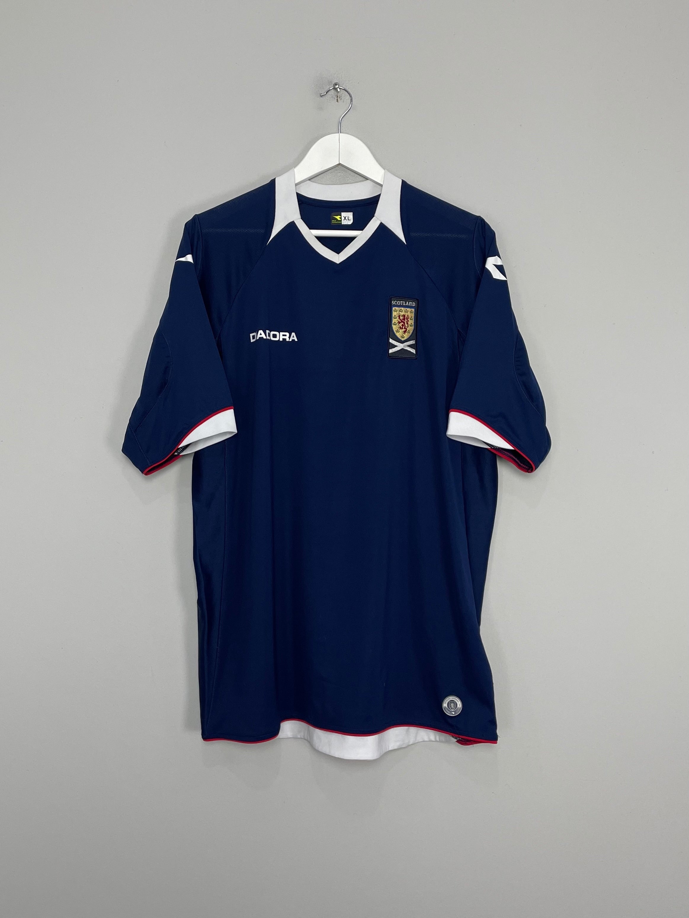 2008/09 SCOTLAND HOME SHIRT (XL) DIADORA