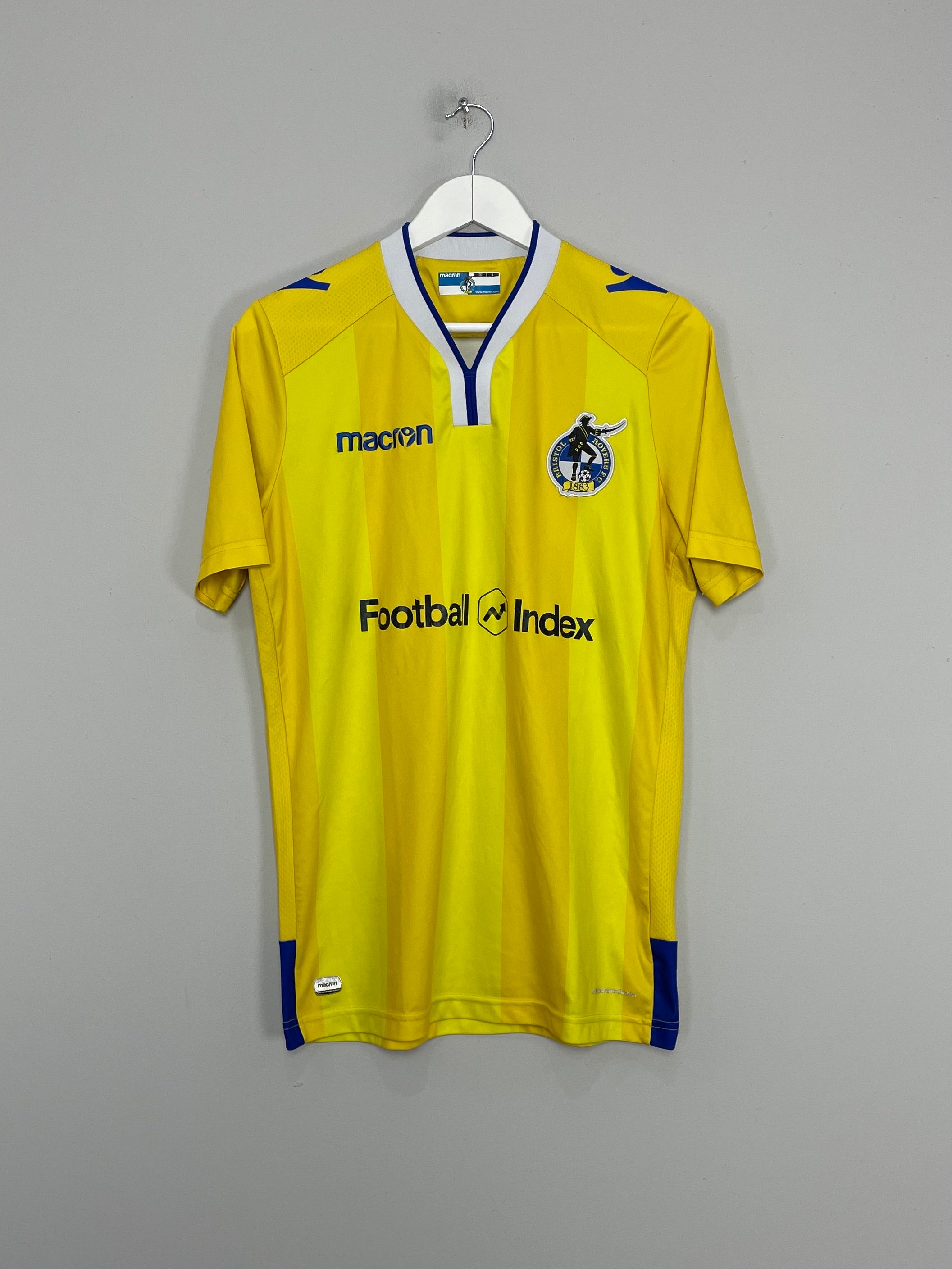 2018/19 BRISTOL ROVERS AWAY SHIRT (L) MACRON