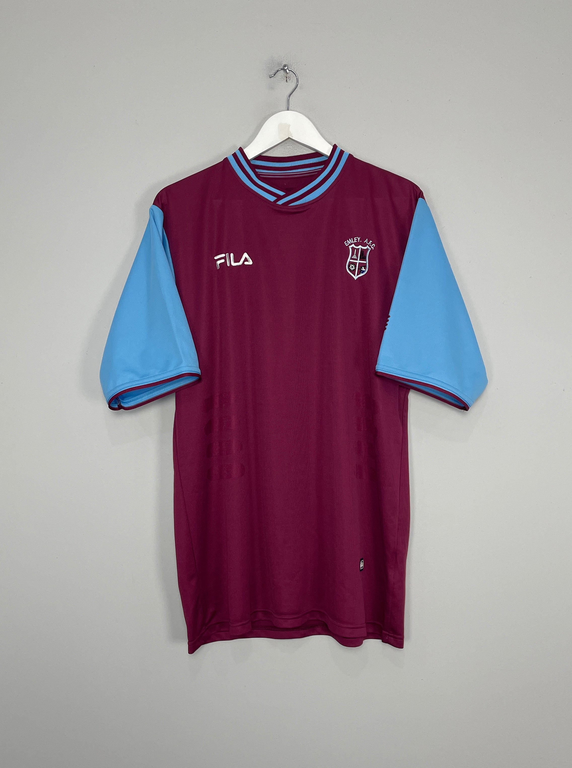 2001/03 EMLEY FC HOME SHIRT (XL) FILA