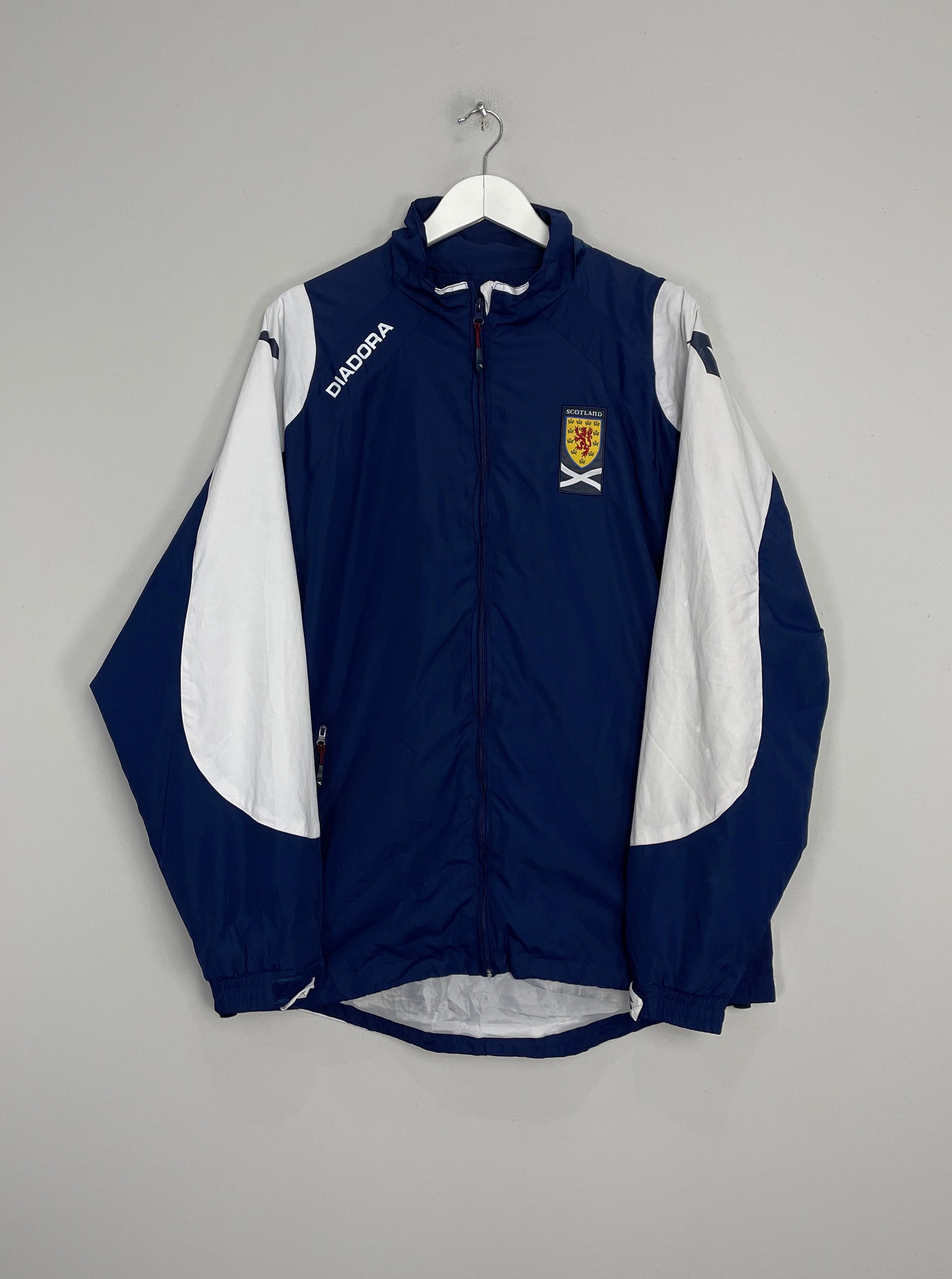 2005/06 SCOTLAND TRAINING JACKET (XL) DIADORA