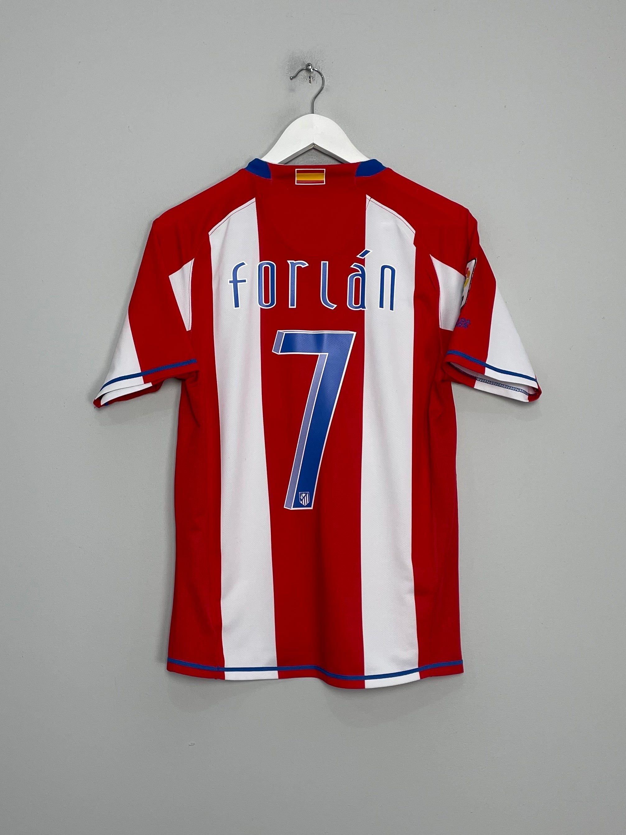 2007/08 ATLETICO MADRID FORLAN #7 HOME SHIRT (S) NIKE