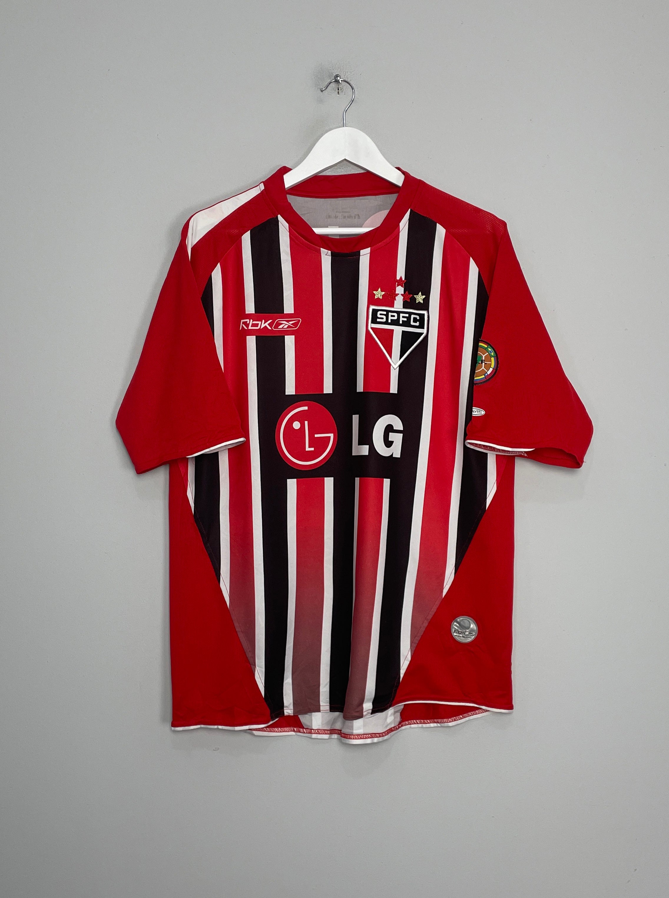 2006 SAO PAULO AWAY SHIRT (L) REEBOK