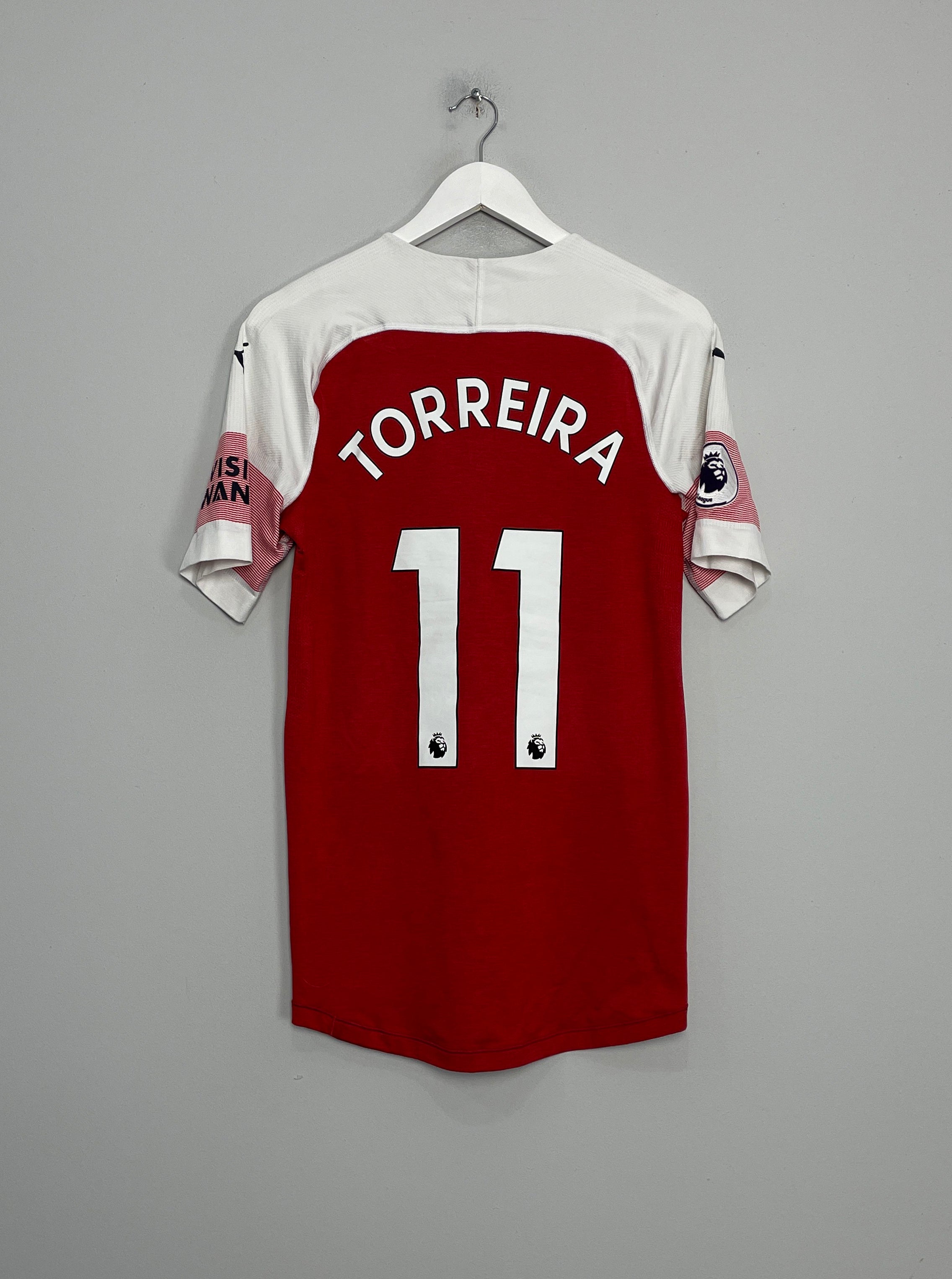 2018/19 ARSENAL TORREIRA #11 *PLAYER ISSUE* HOME SHIRT (L) PUMA