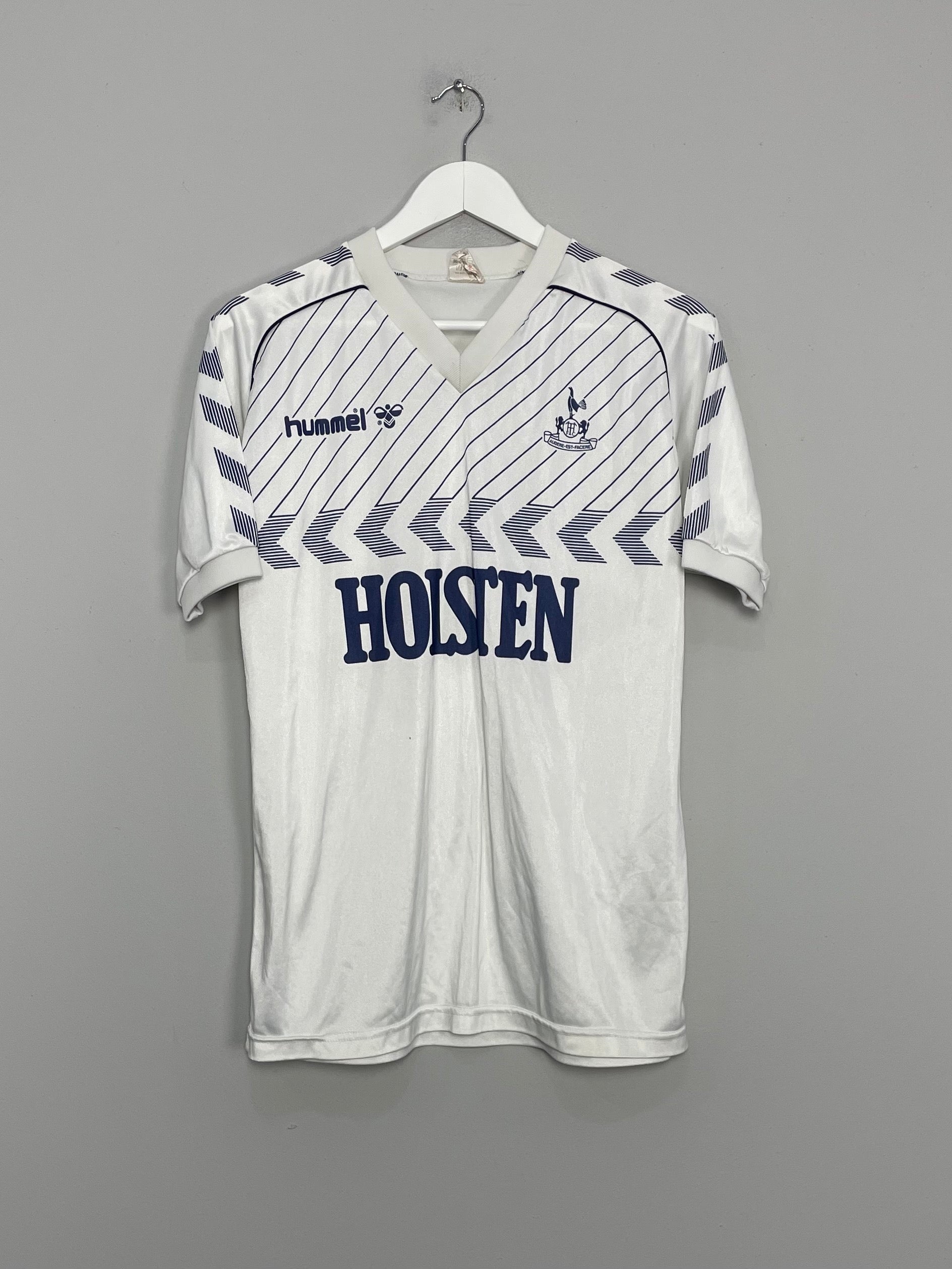 1985/87 TOTTENHAM HOTSPUR HOME SHIRT (M) HUMMEL