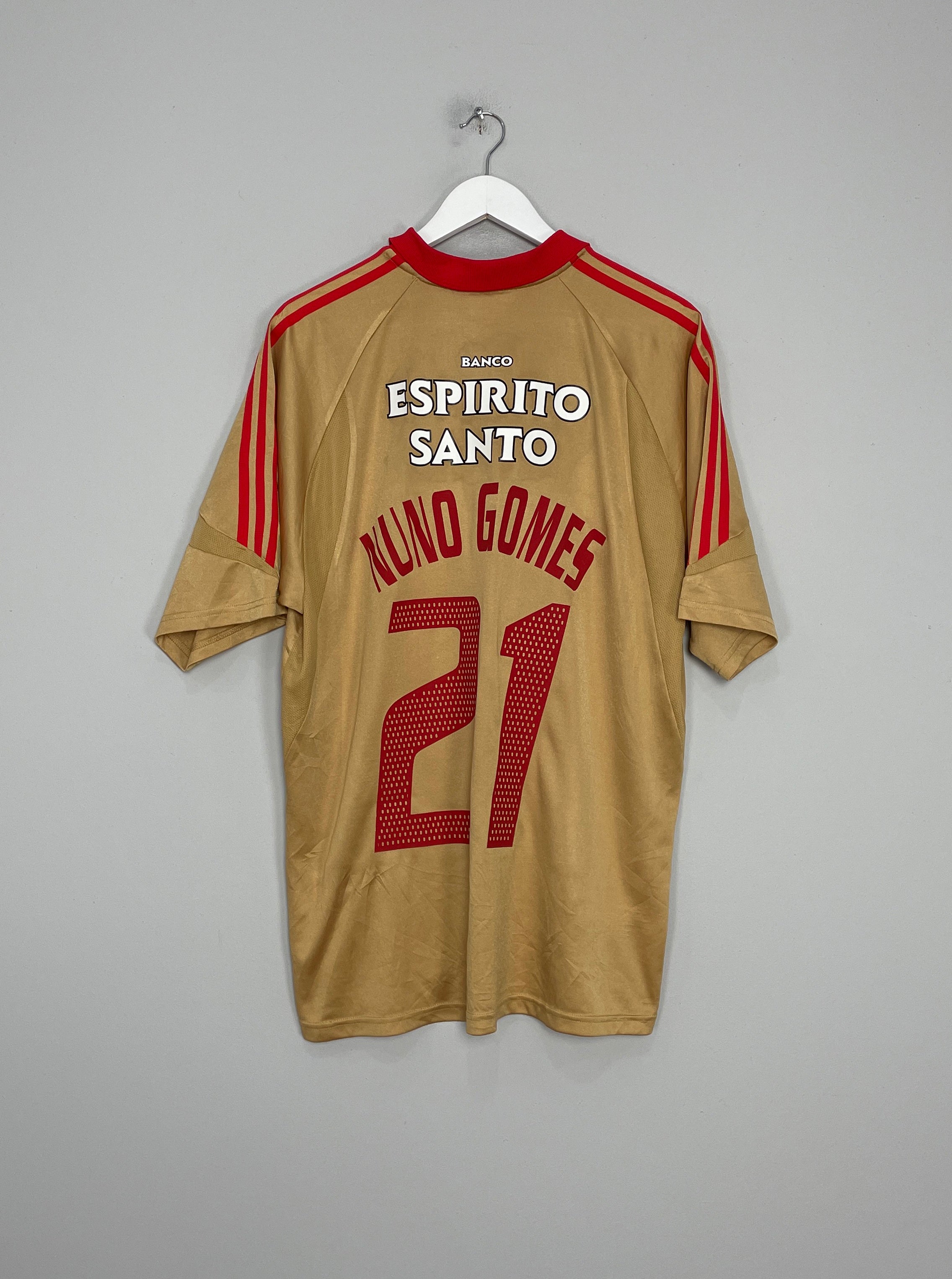 2004/05 BENFICA NUNO GOMES #21 THIRD SHIRT (L) ADIDAS