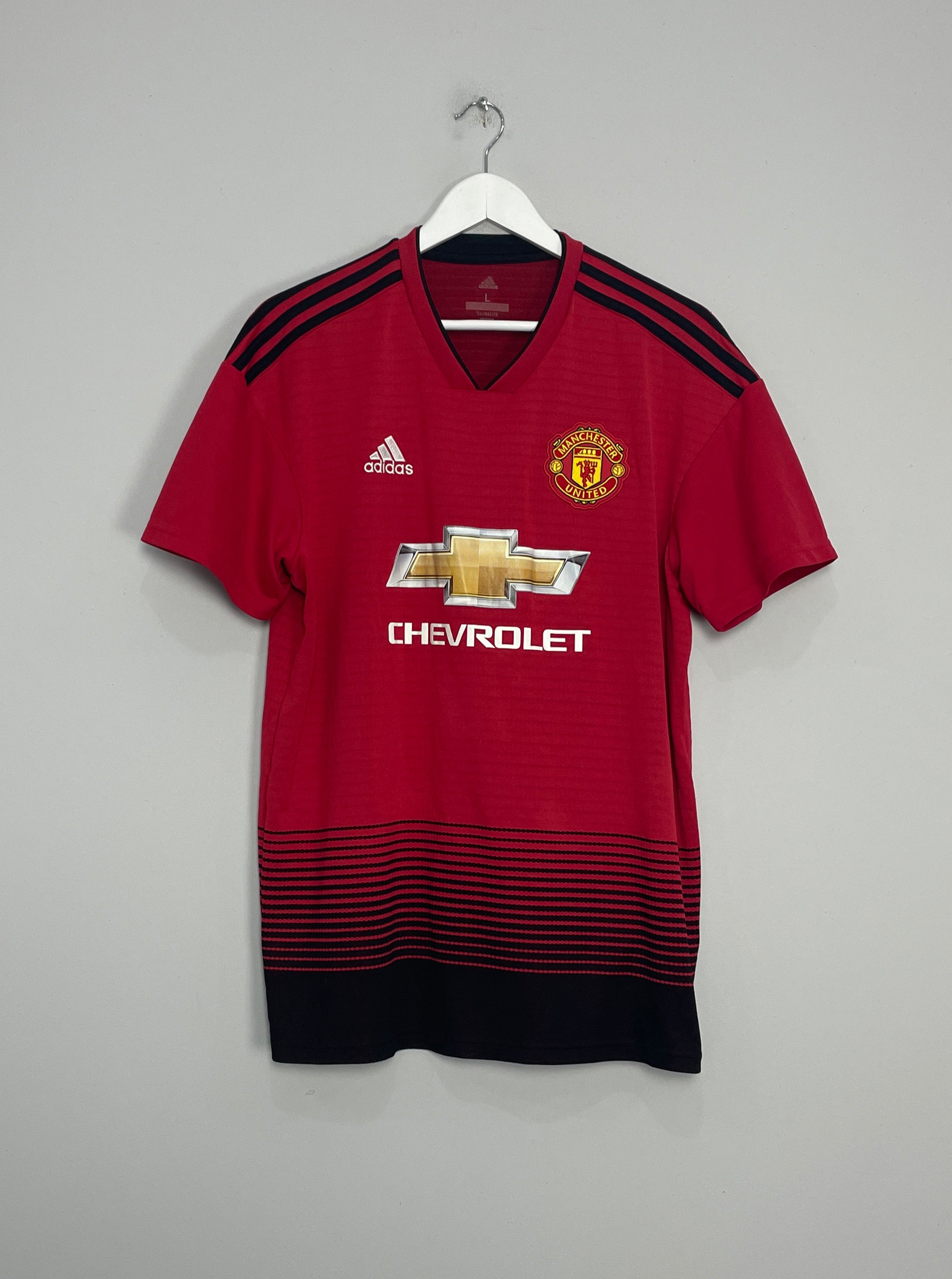 2018/19 MANCHESTER UNITED HOME SHIRT (L) ADIDAS