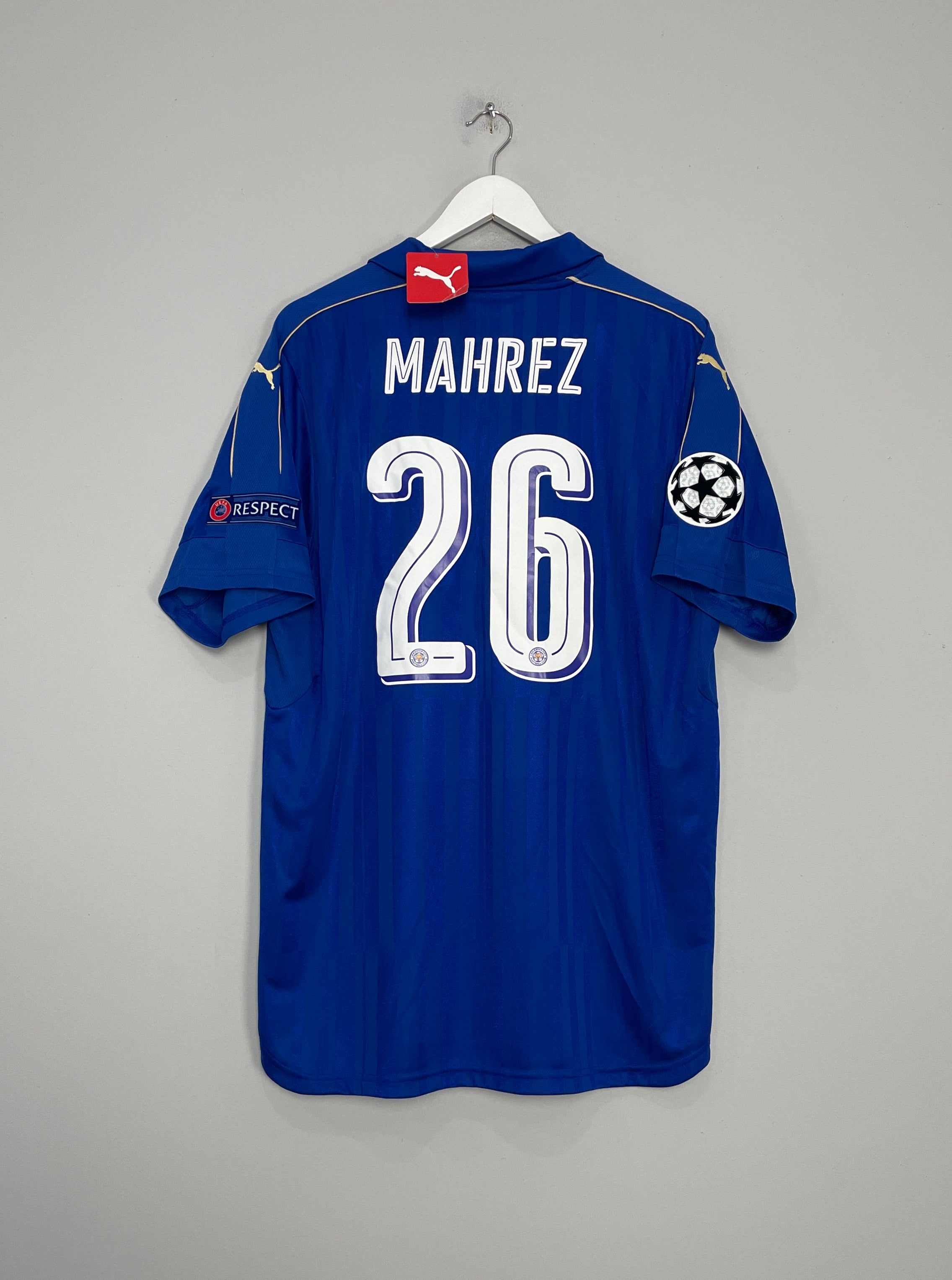 2016/17 LEICESTER CITY MAHREZ #26 *BNWT* C/L HOME SHIRT (XL) PUMA