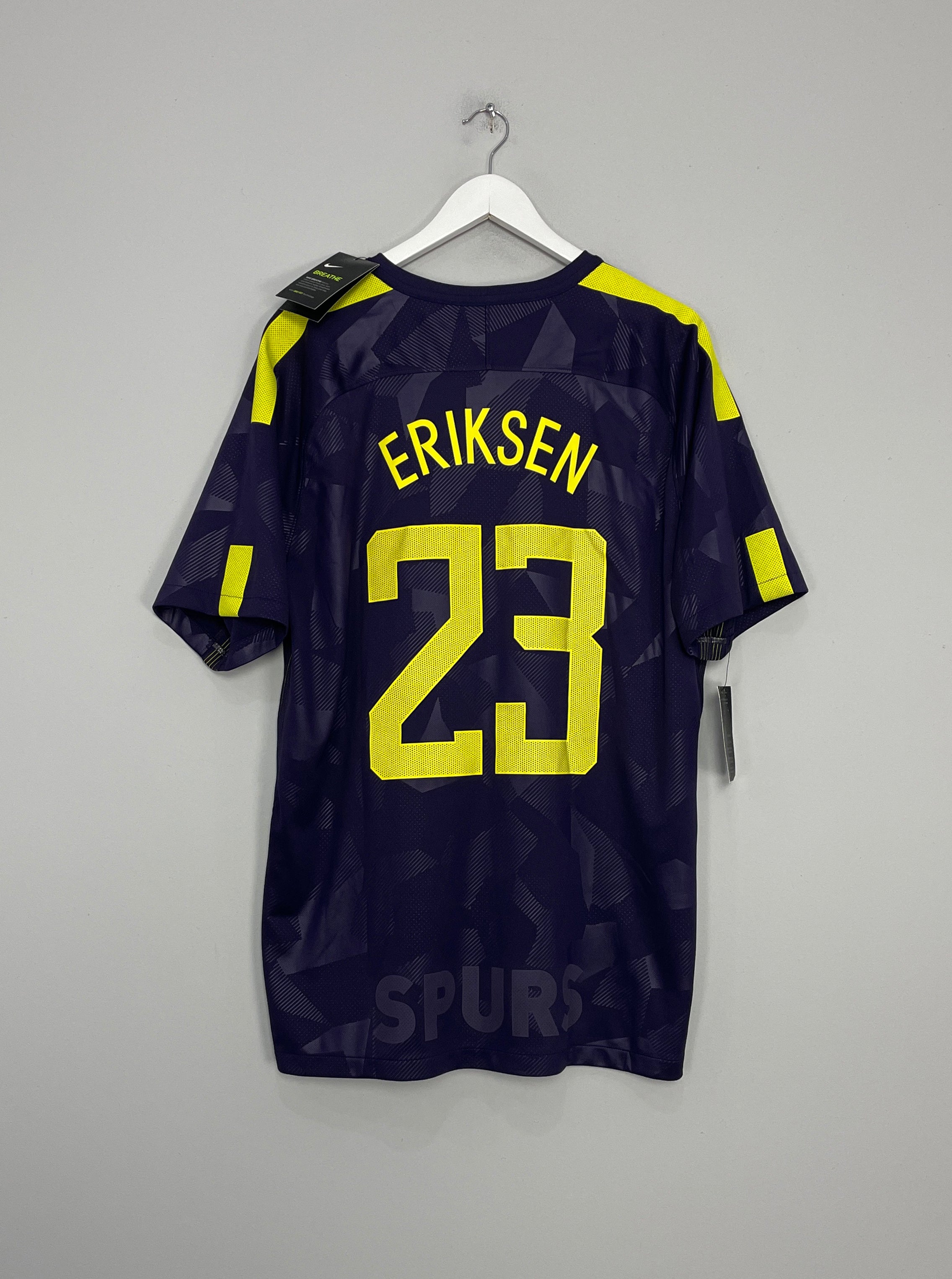 2017/18 TOTTENHAM HOTSPUR ERIKSEN #23 *BNWT* THIRD SHIRT (XL) NIKE