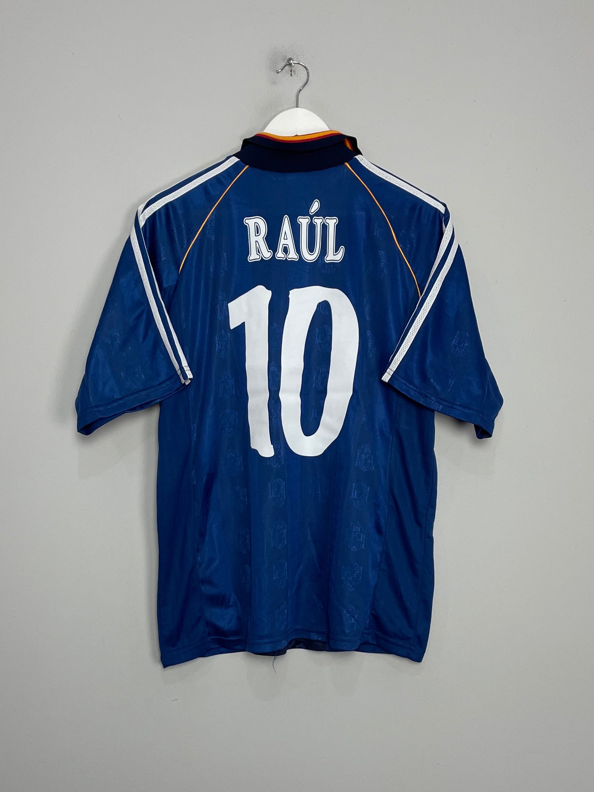 1999/00 SPAIN RAUL #10 AWAY SHIRT (M) ADIDAS