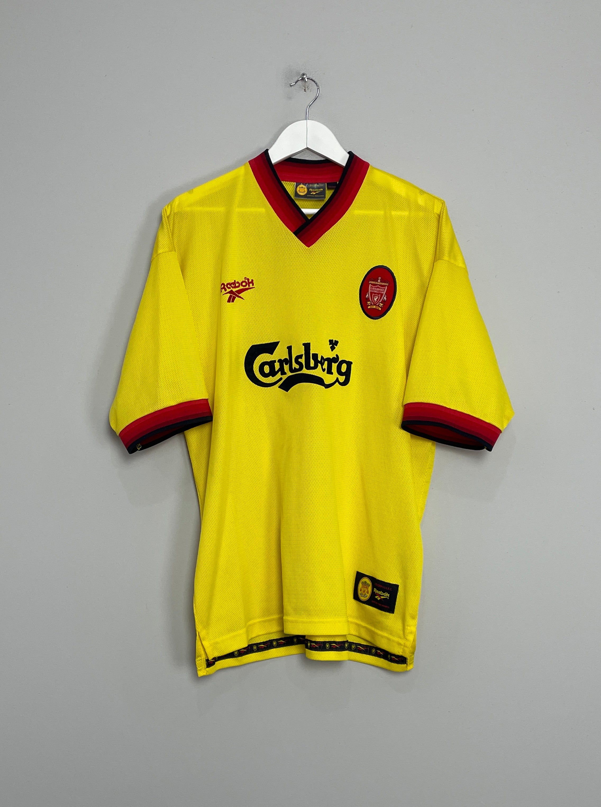 1997/99 LIVERPOOL AWAY SHIRT (XL) REEBOK