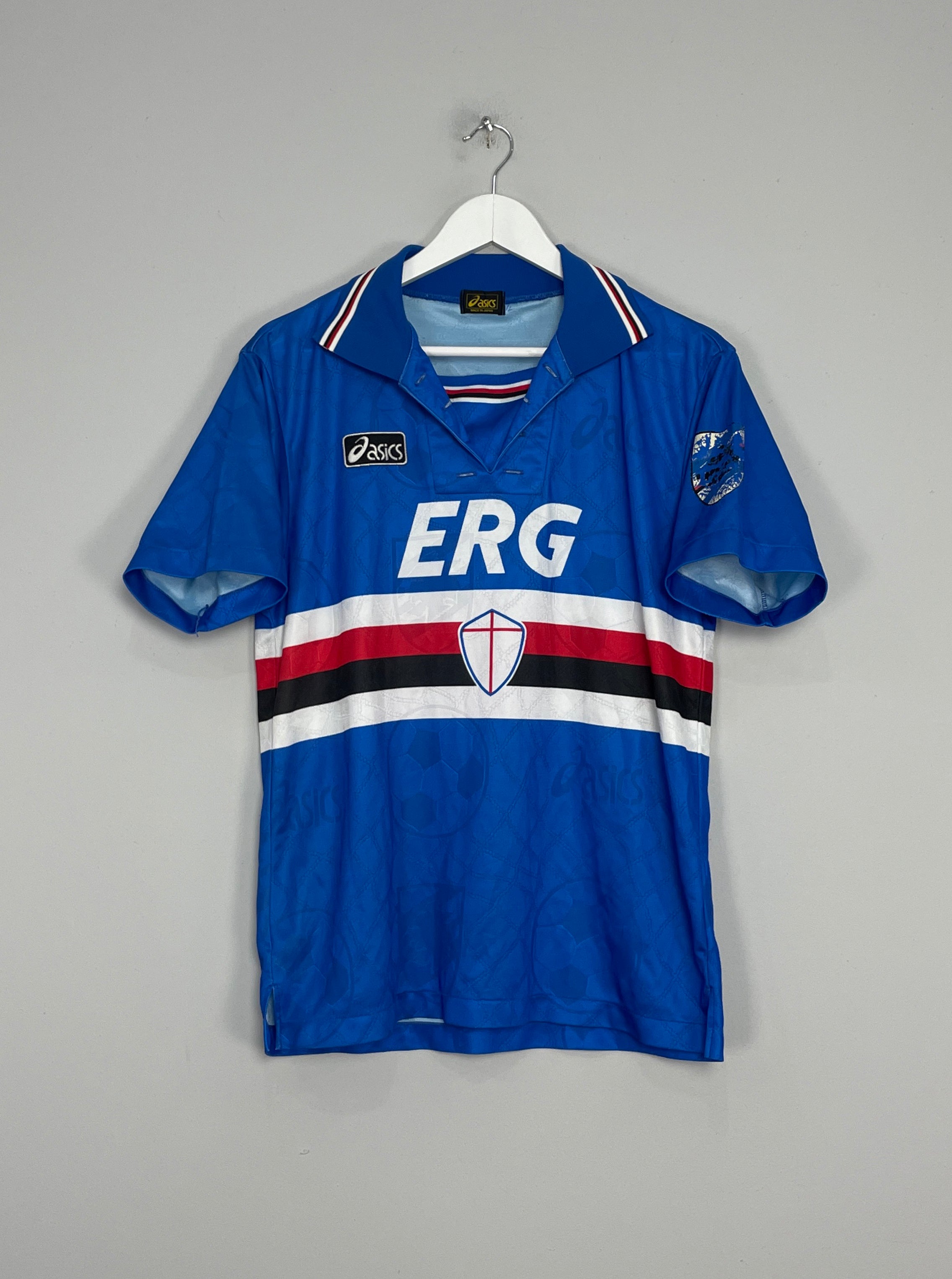 1994/95 SAMPDORIA HOME SHIRT (S) ASICS