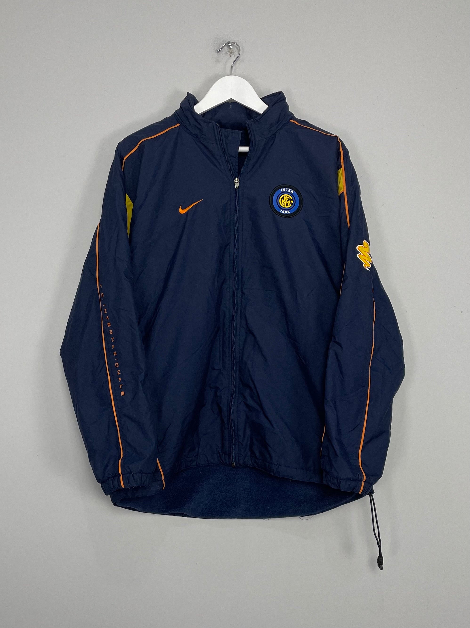 2003/04 INTER MILAN FLEECE LINED JACKET (M) NIKE