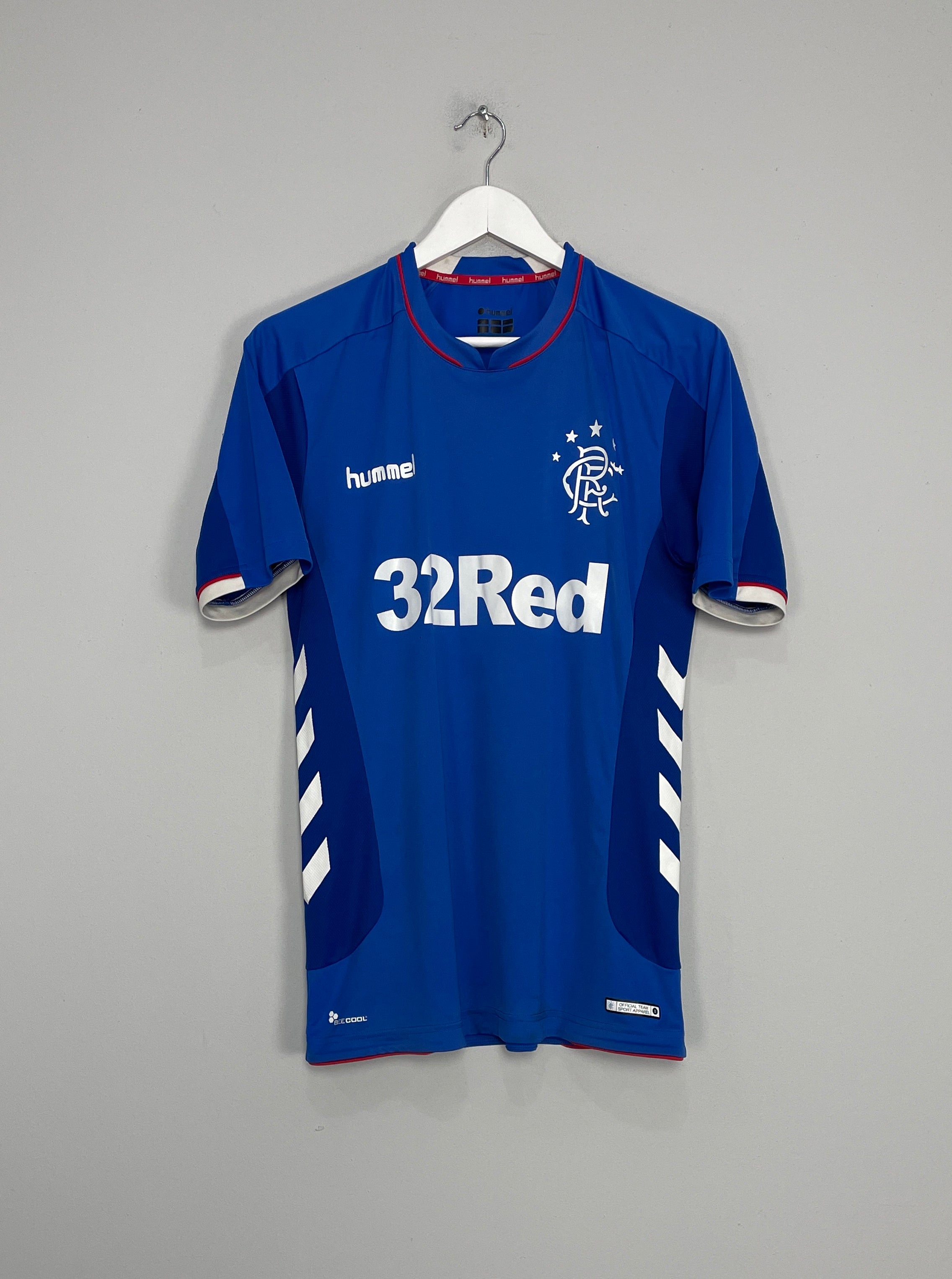 2018/19 RANGERS HOME SHIRT (M) HUMMEL