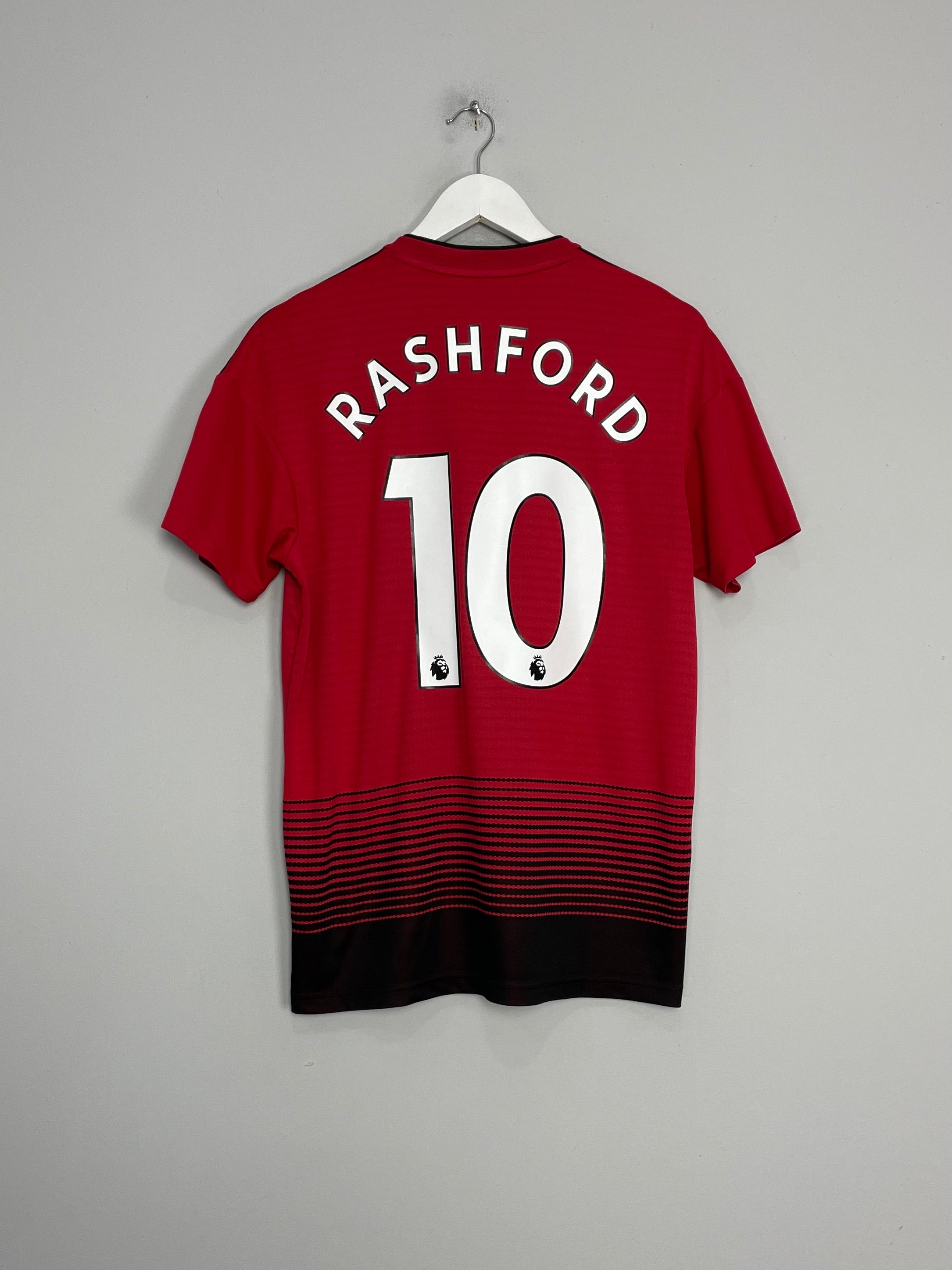 2018/19 MANCHESTER UNITED RASHFORD #10 HOME SHIRT (M) ADIDAS