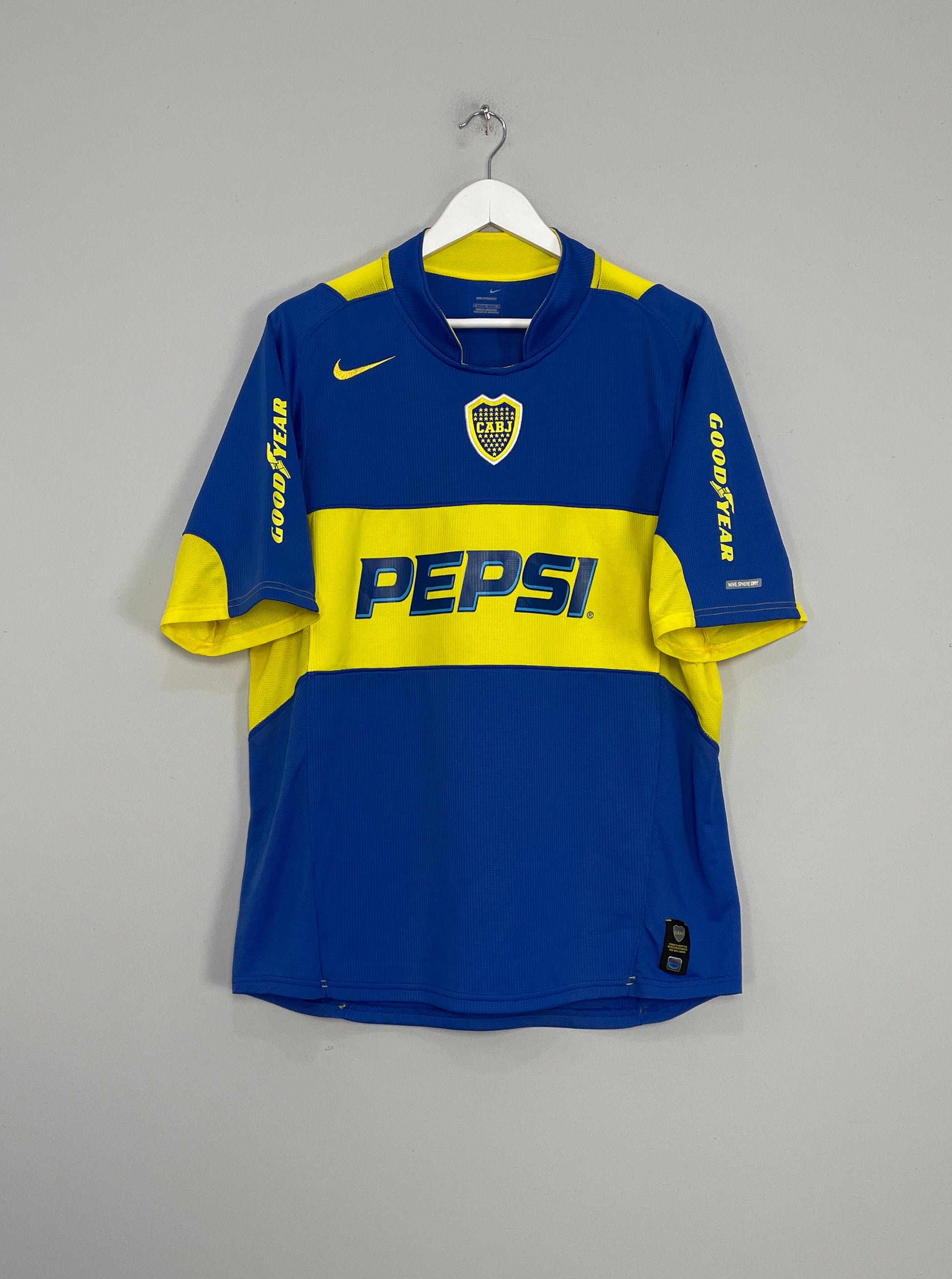 2004/05 BOCA JUNIORS HOME SHIRT (XL) NIKE