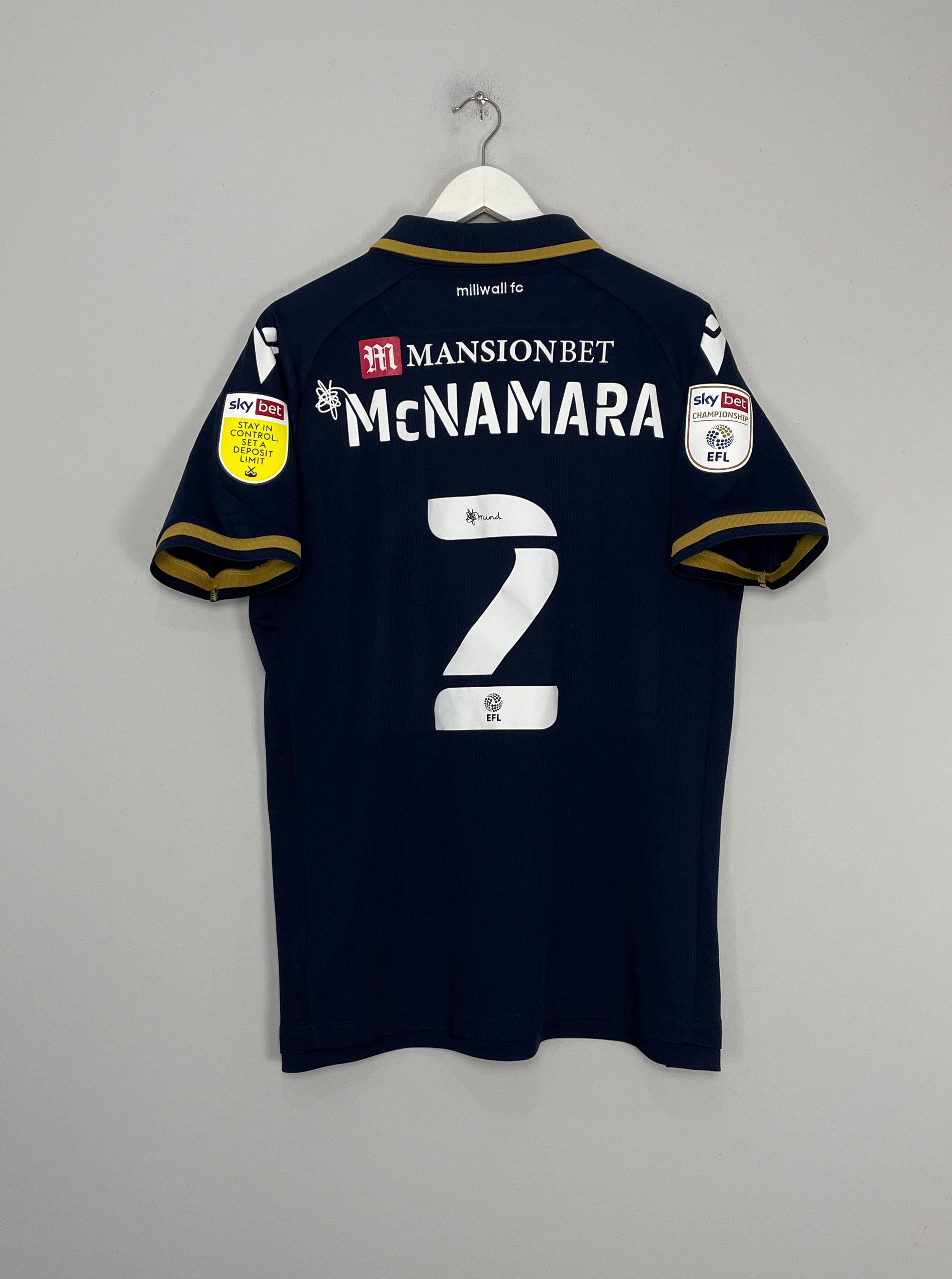 2021/22 MILLWALL MCNAMARA #2 HOME SHIRT (XL) MACRON